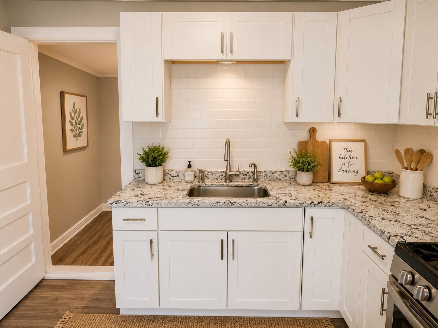 202 N Logan Street, Texas City, TX 77590 Staged kitchen