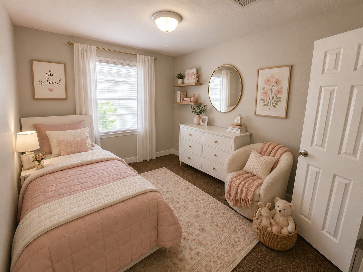 202 N Logan Street, Texas City, TX 77590 Staged bedroom