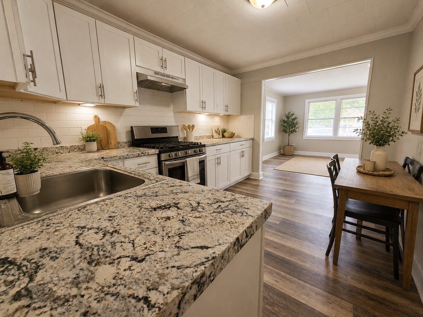 202 N Logan Street, Texas City, TX 77590 Staged kitchen
