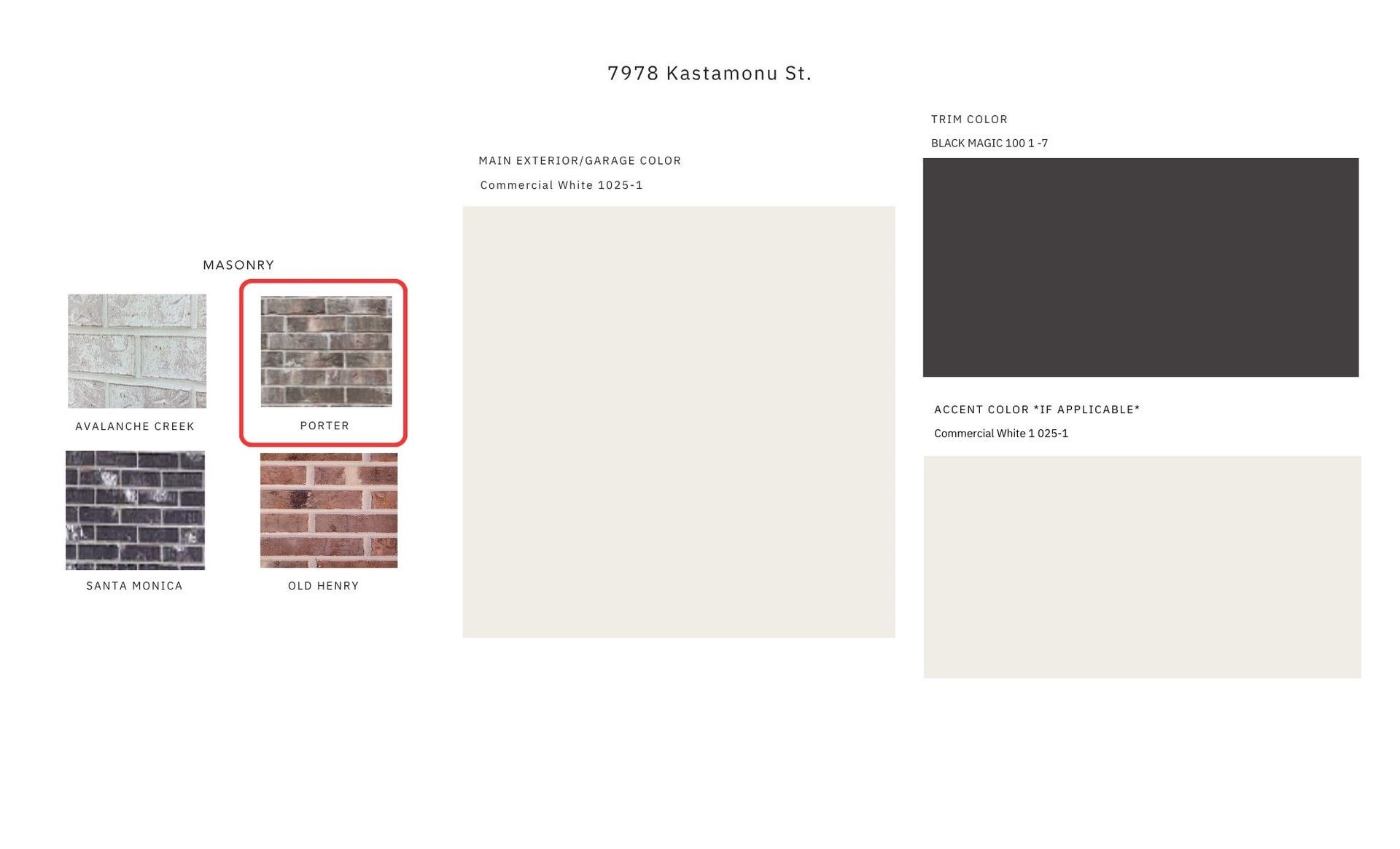 7978 Kastamonu Street, Montgomery, TX 77316 Exterior Selections