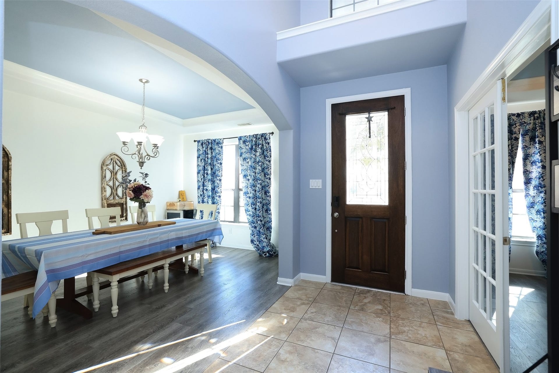 Upgraded flooring throughout the home