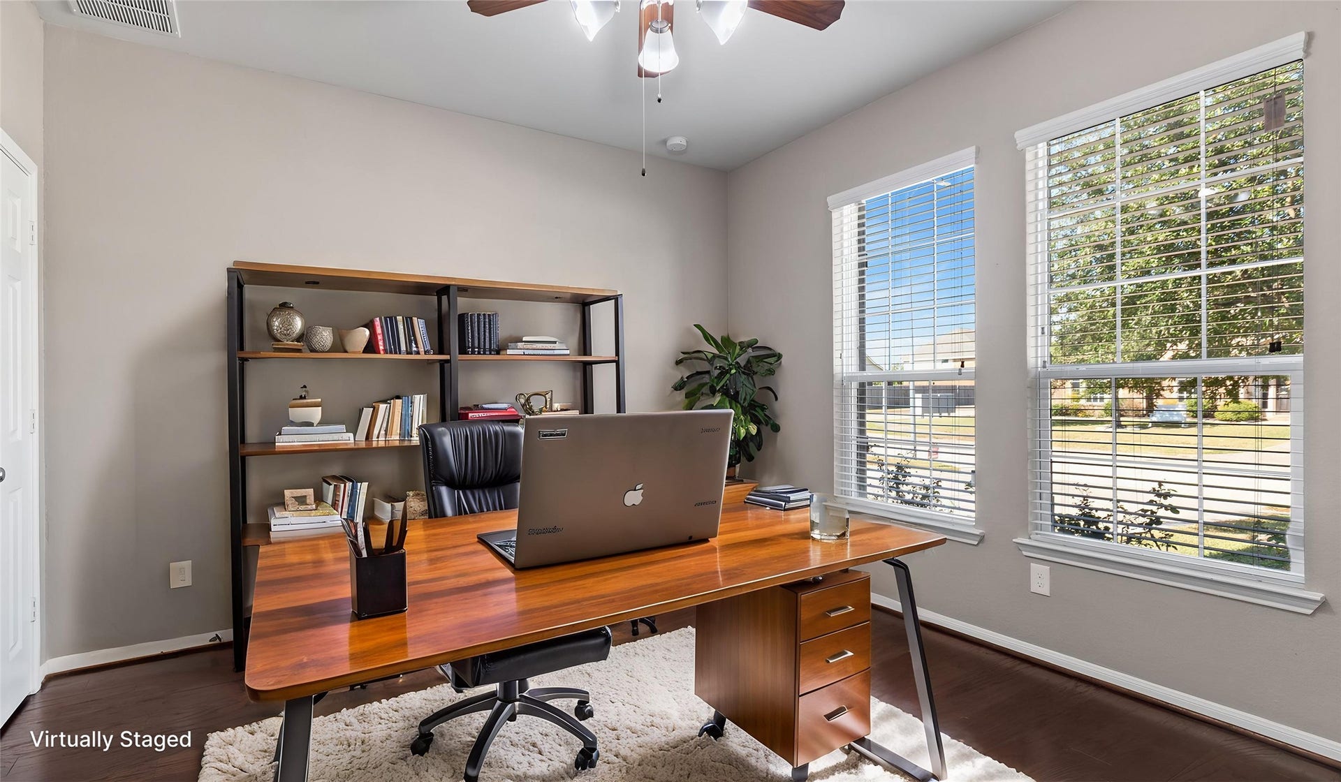 12106 Obsidian Lane, Mont Belvieu, TX 77535 A nicely stated office space with french doors is just to your right as you enter the home. Large windows keep this space bright and it does have it's own closet!