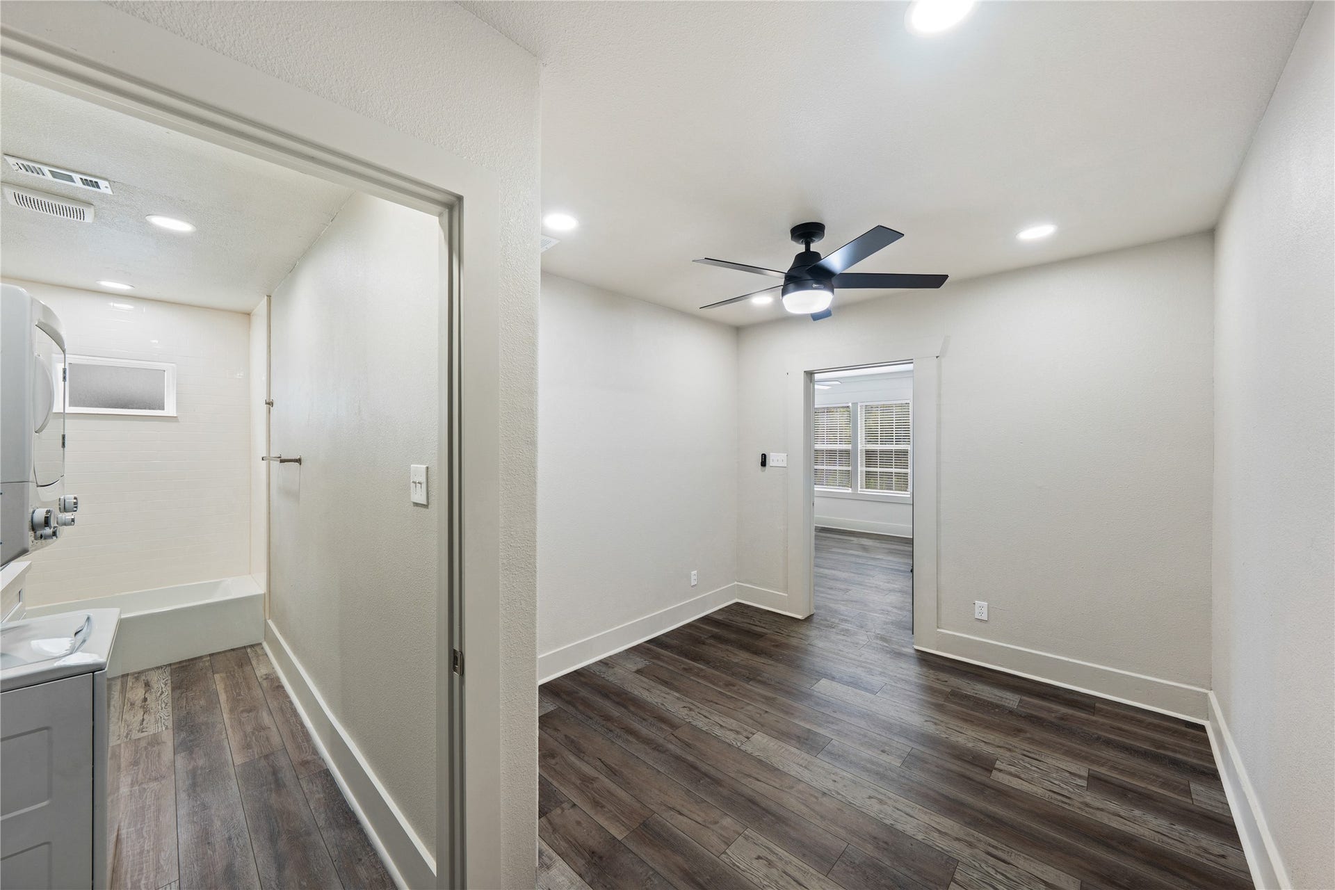 211 N Milby Street, #4, Houston, TX 77003 Bathroom is off from Bedroom