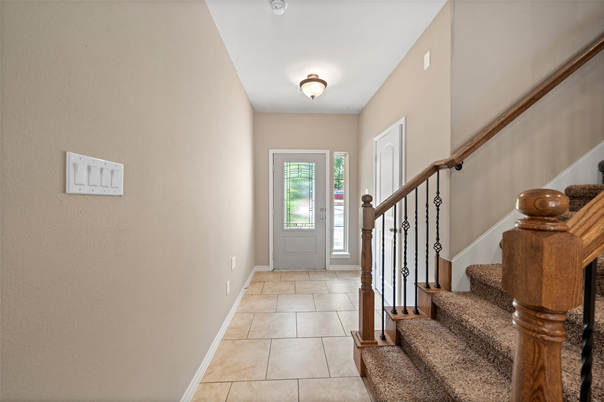 Entryway once inside the front door.