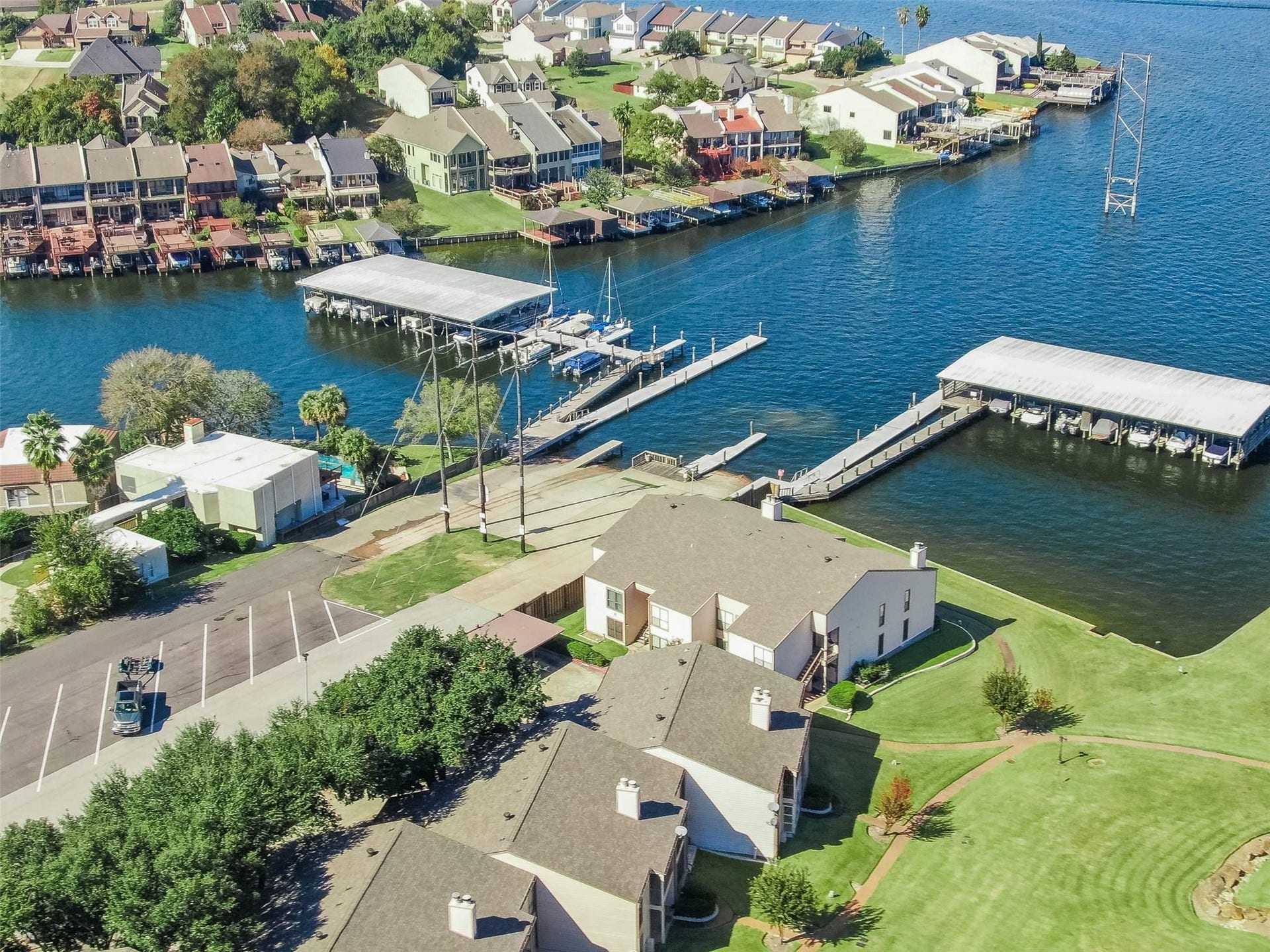 April Sound boat launch and marina.