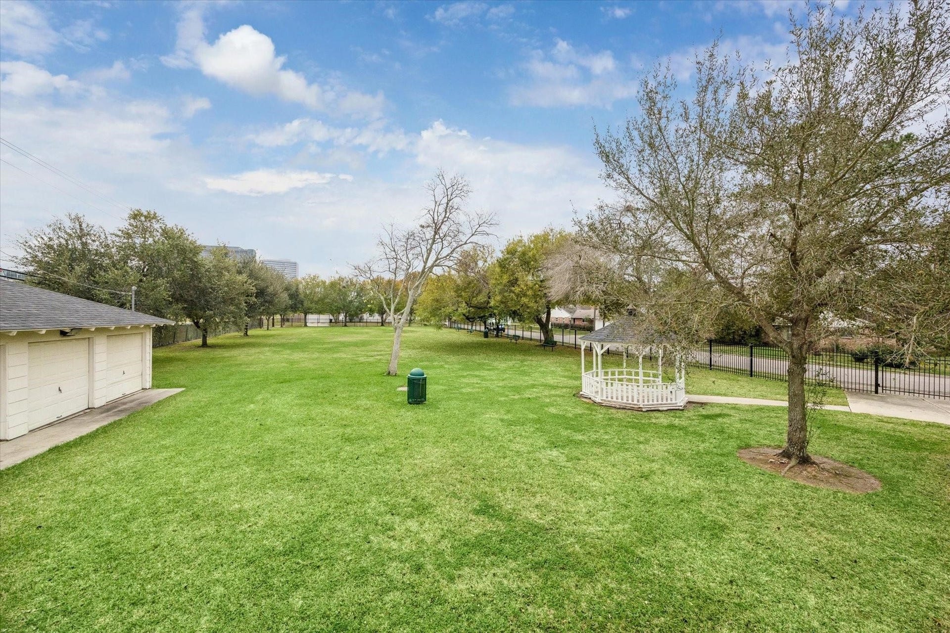 The park is a well-maintained multi-purpose field available for sports and events via reservation.