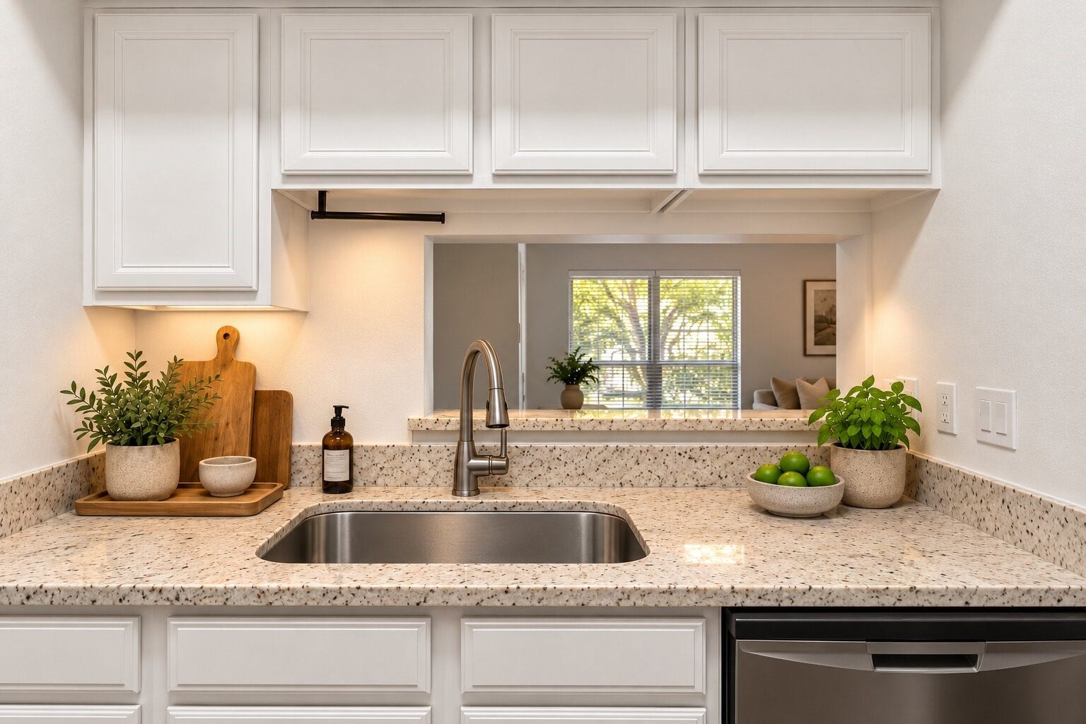 2025 Augusta Drive, #203, Houston, TX 77057 Kitchen is Virtually Stage Using Ai Enhancements