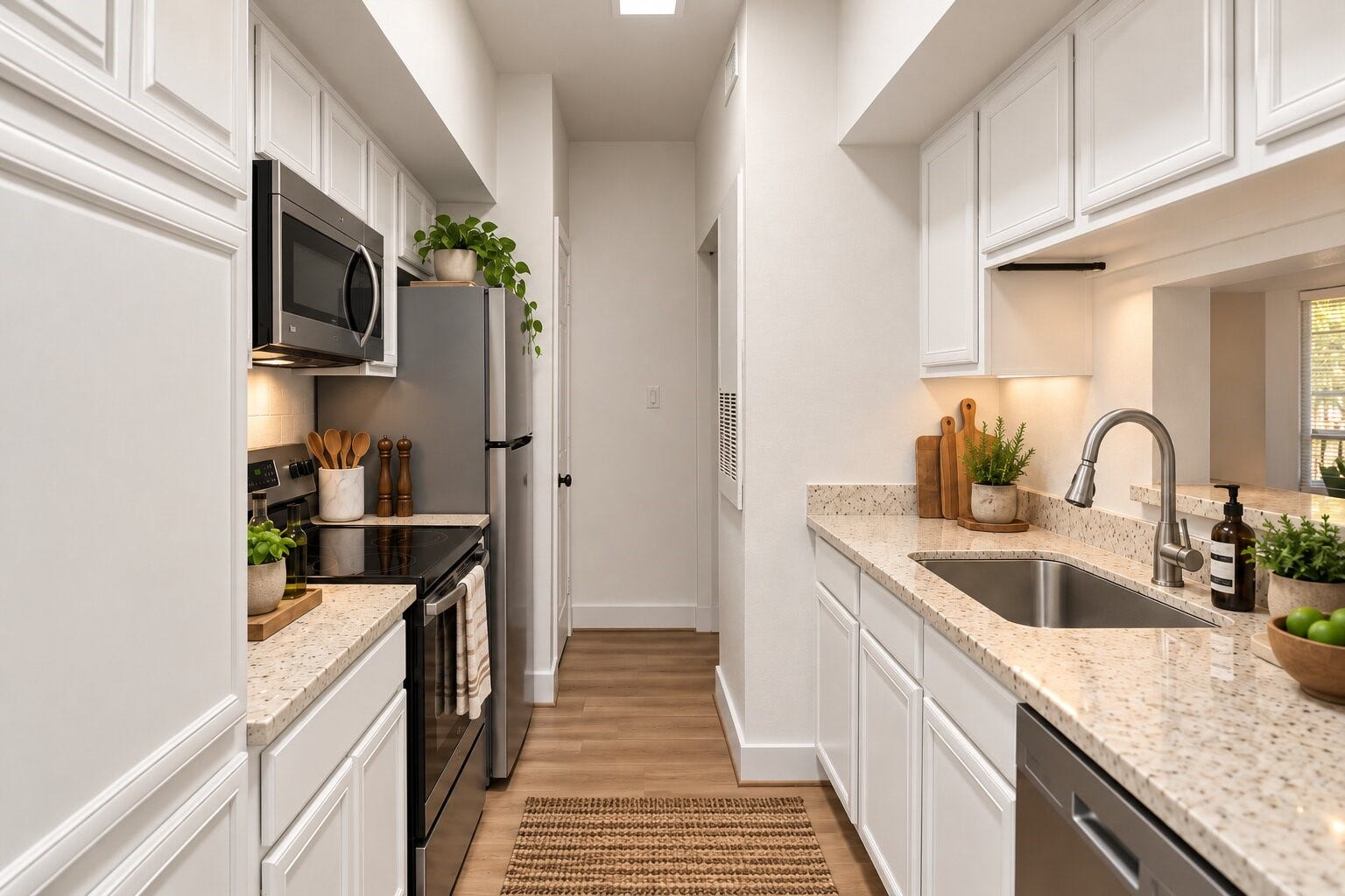 2025 Augusta Drive, #203, Houston, TX 77057 Kitchen is Virtually Stage Using Ai Enhancements