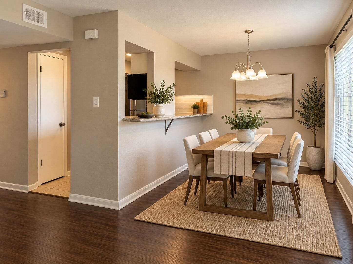 2102 5th Avenue N, #8, Texas City, TX 77590 Dining area - virtually staged