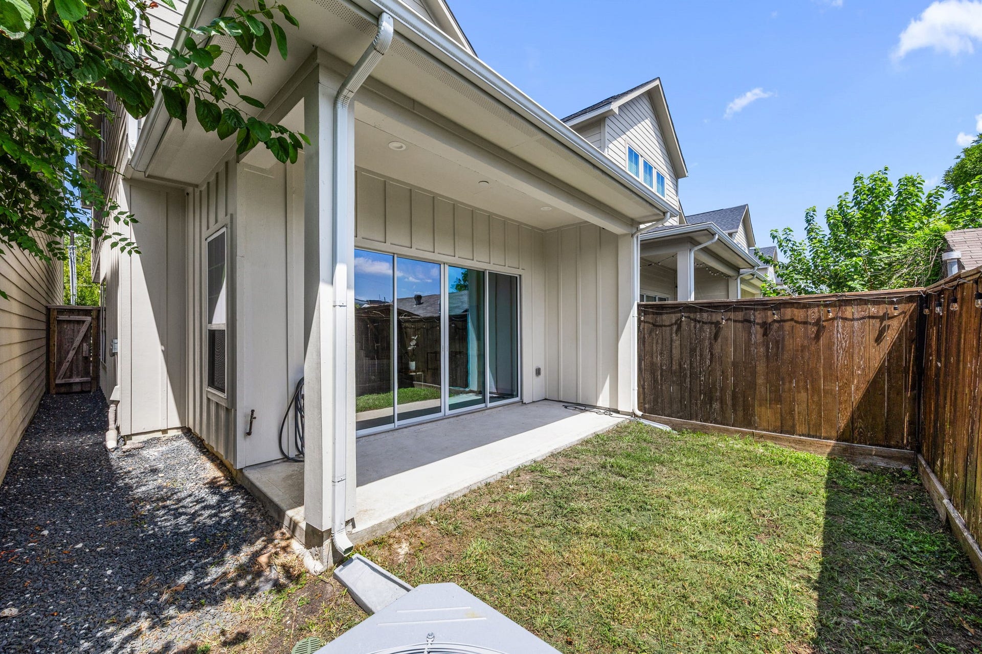 1606 Northwood Street, Houston, TX 77009 A covered back porch built for a couple of chairs, maybe even a grill...and just the right amount of yard!