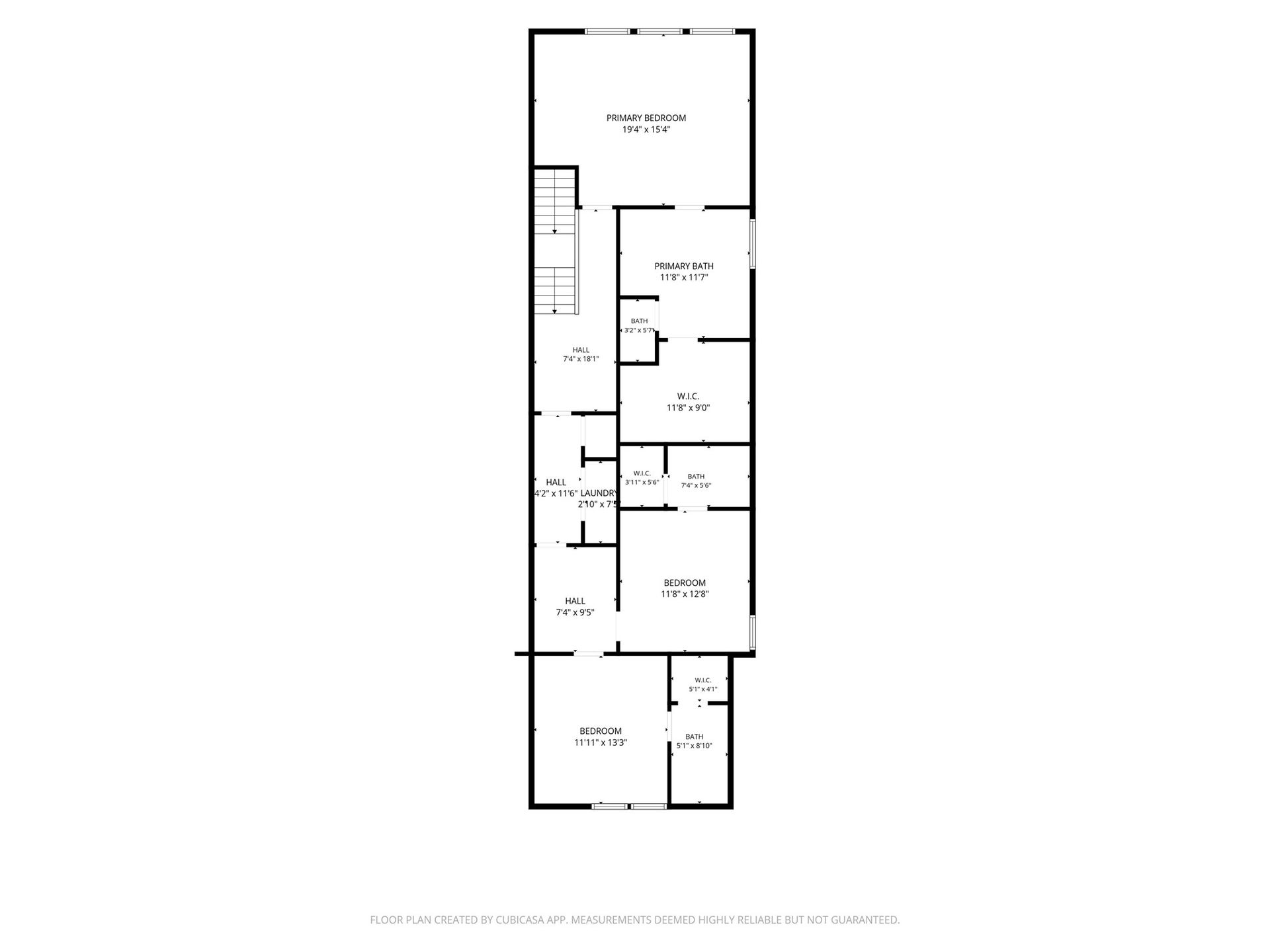 1606 Northwood Street, Houston, TX 77009 Floor plan - 2nd floor.