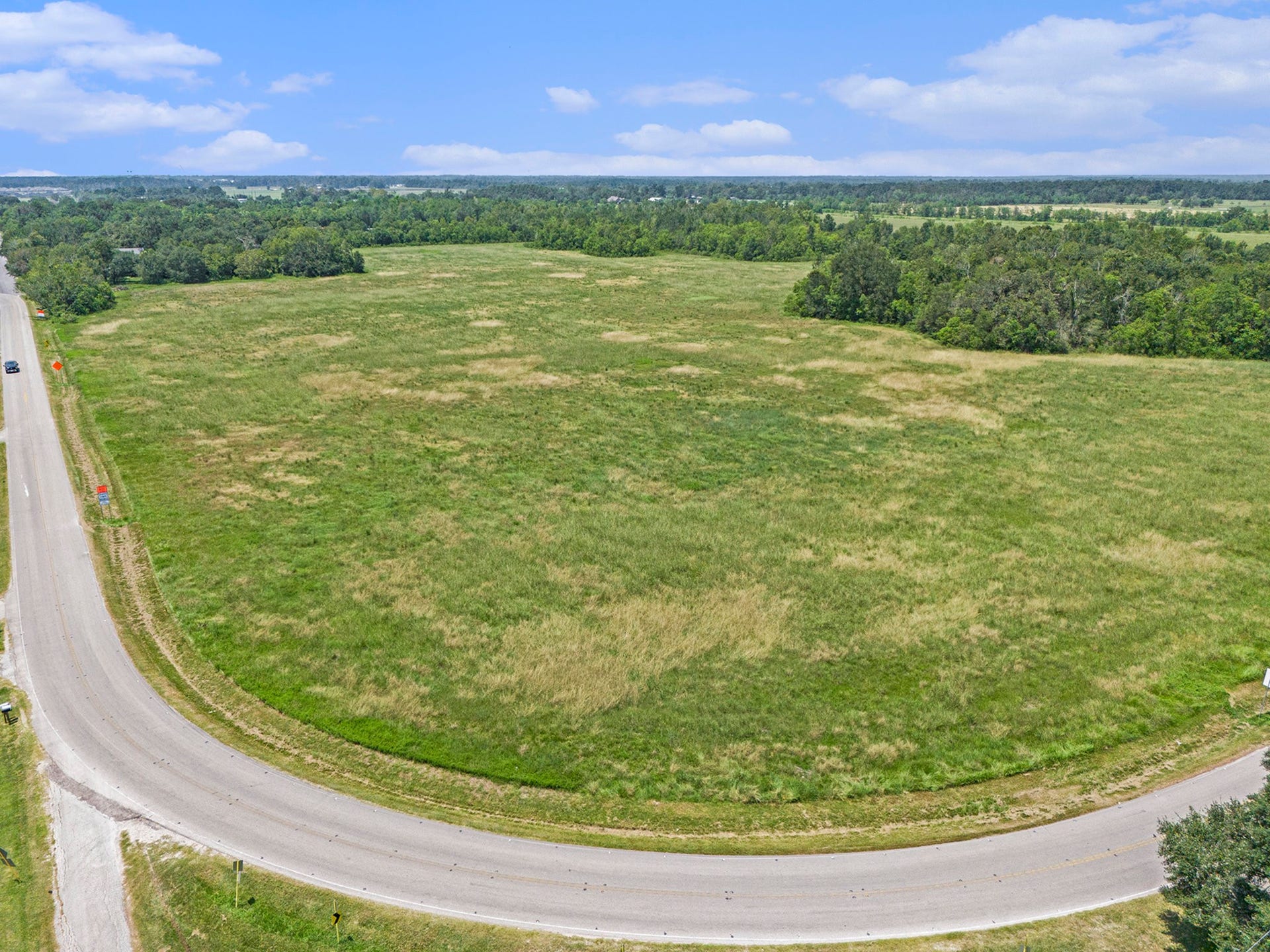 Looking southeast to west