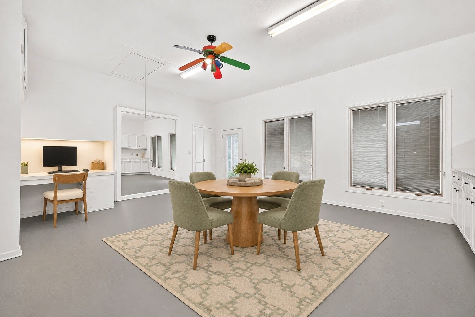 Converted flex space
