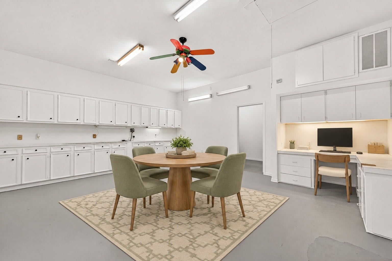 Converted flex space