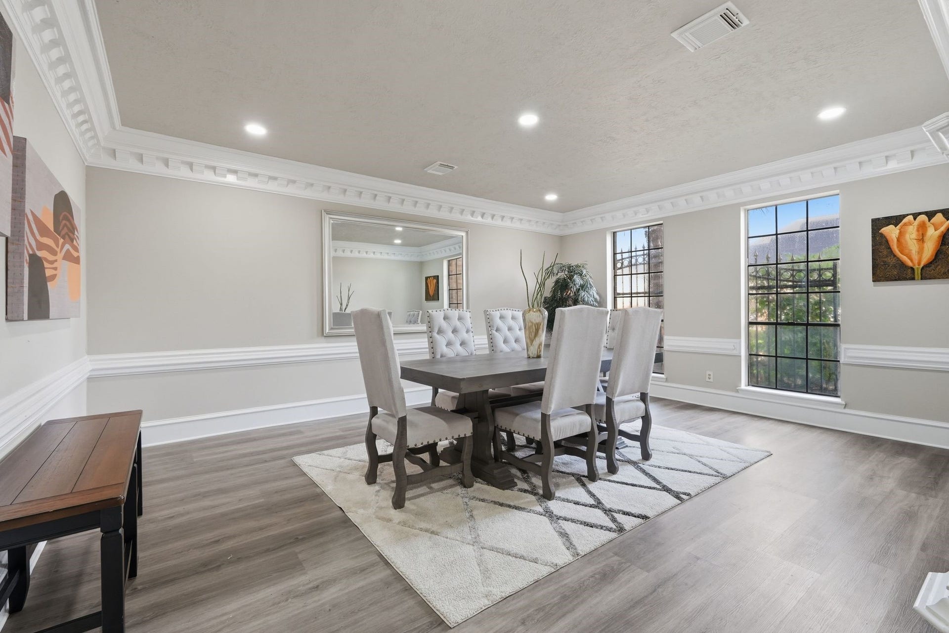 Formal Dining Room at the front of the home!