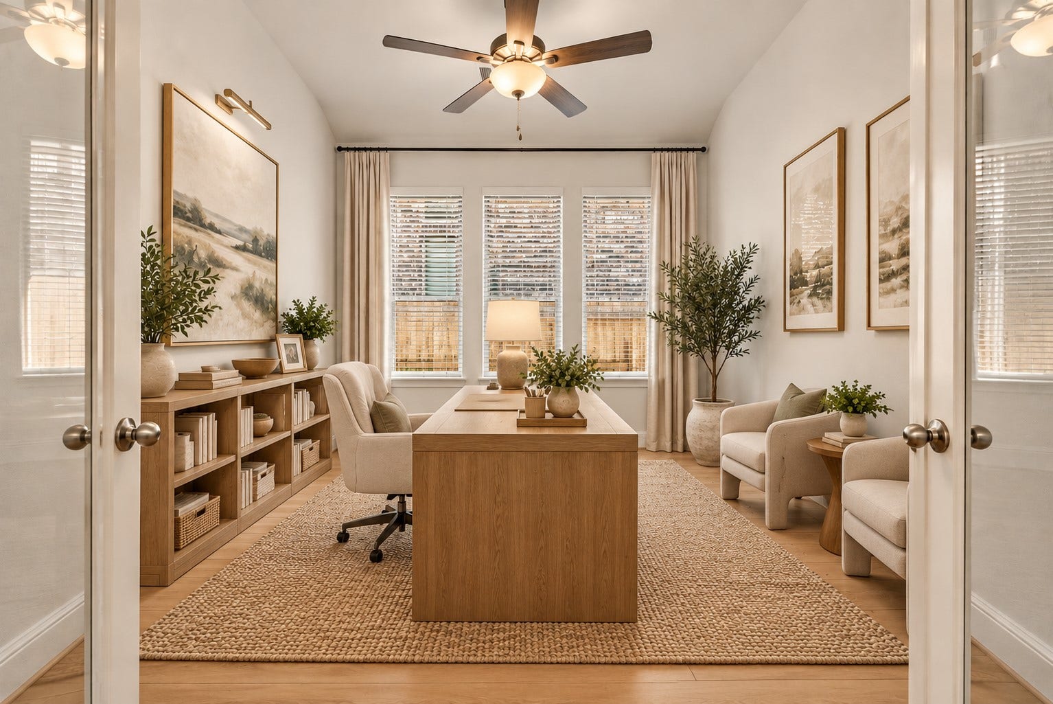 4816 Blue Pearl Lane, League City, TX 77573 Home office/study with French doors