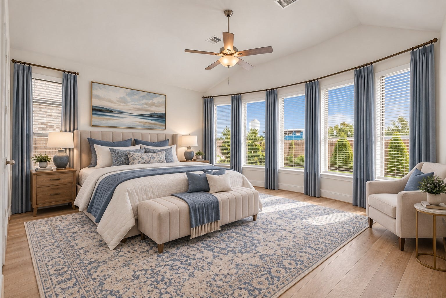 4816 Blue Pearl Lane, League City, TX 77573 he secluded primary retreat boasts a spa-inspired en-suite bath with dual vanities, soaking tub, walk-in shower, and generous walk-in closet.
