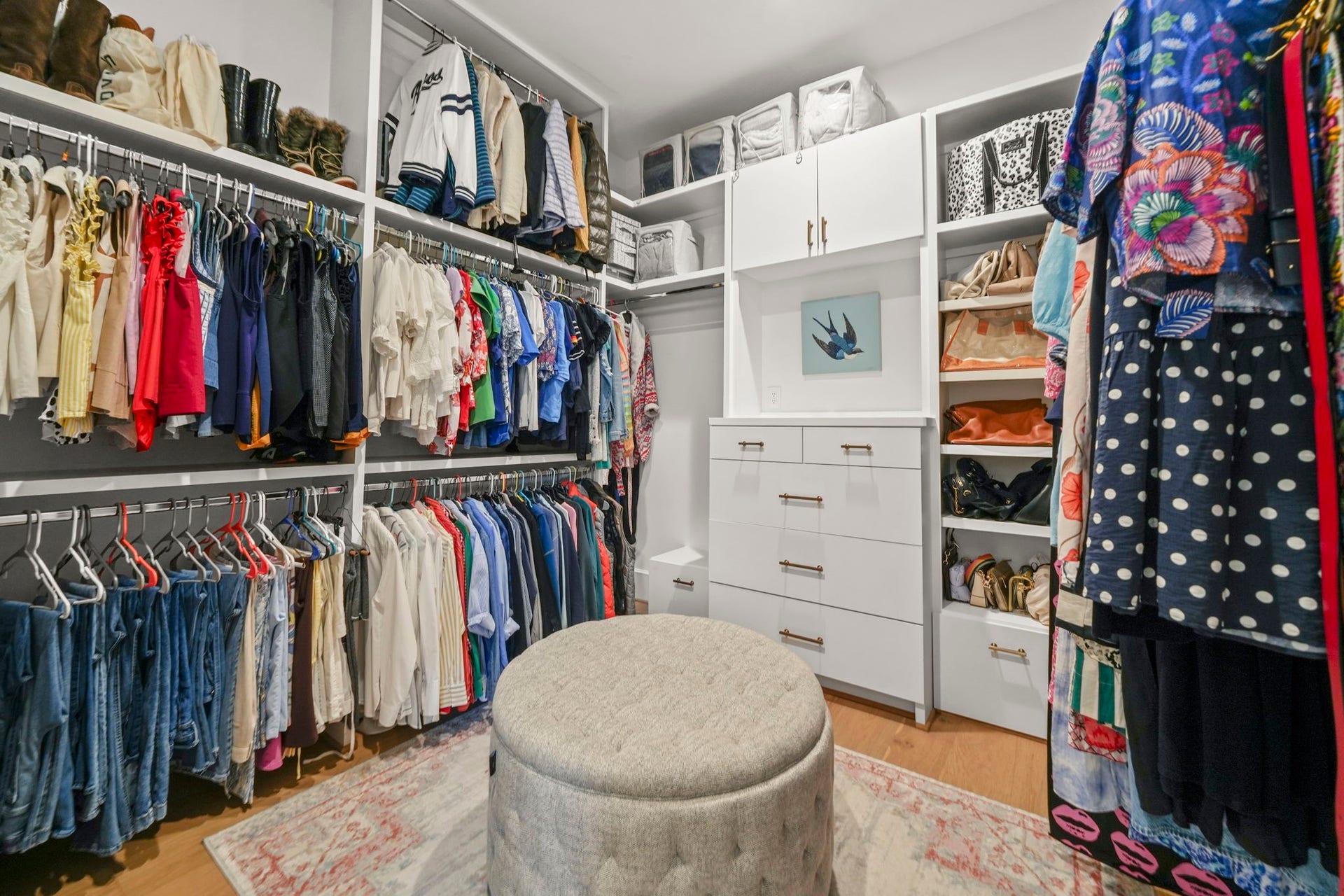 6425 Remlap Street, Houston, TX 77055 The primary closet has a custom built ins!