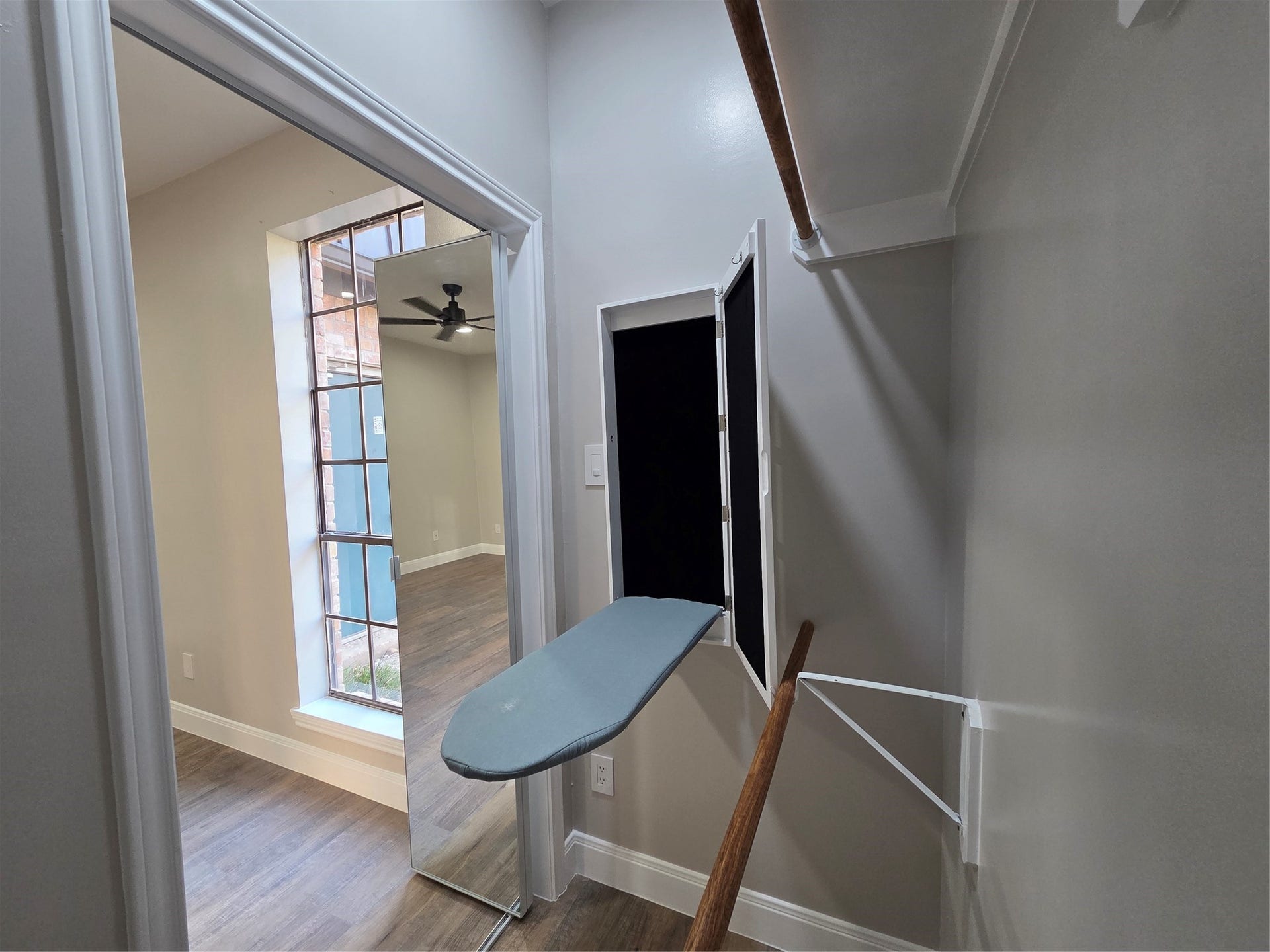 2475 Underwood Street, #166, Houston, TX 77030 2nd closet offers an attached ironing board