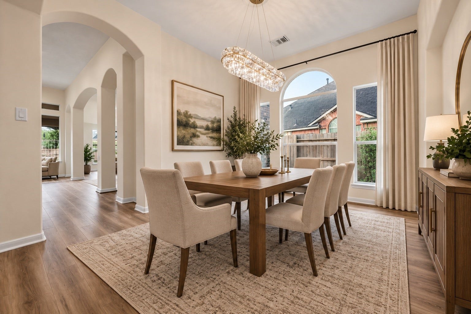 3906 Inglewood Circle, Missouri City, TX 77459 Dining room is conveniently located near the kitchen and the heart of the home.