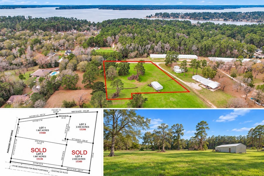 Property photo for Lot 1 Paradise Point, Willis, TX