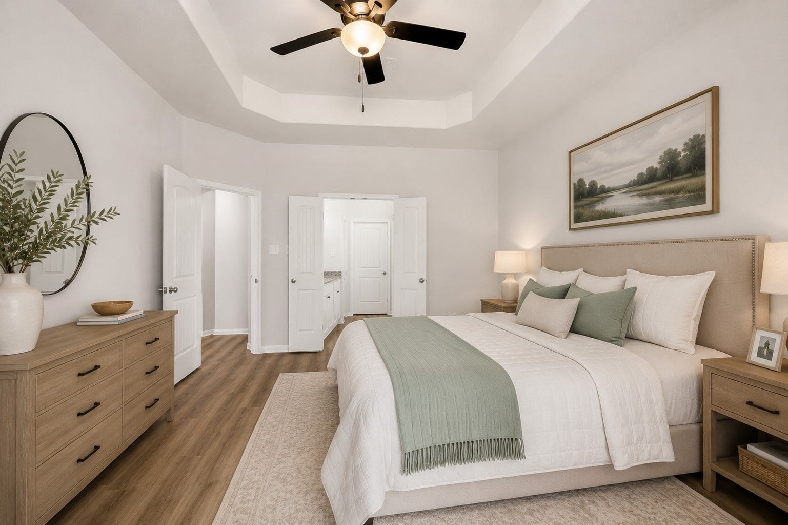 13432 Maverick Trail Road, Conroe, TX 77303 Appreciate the tray ceiling and LVP flooring in your primary