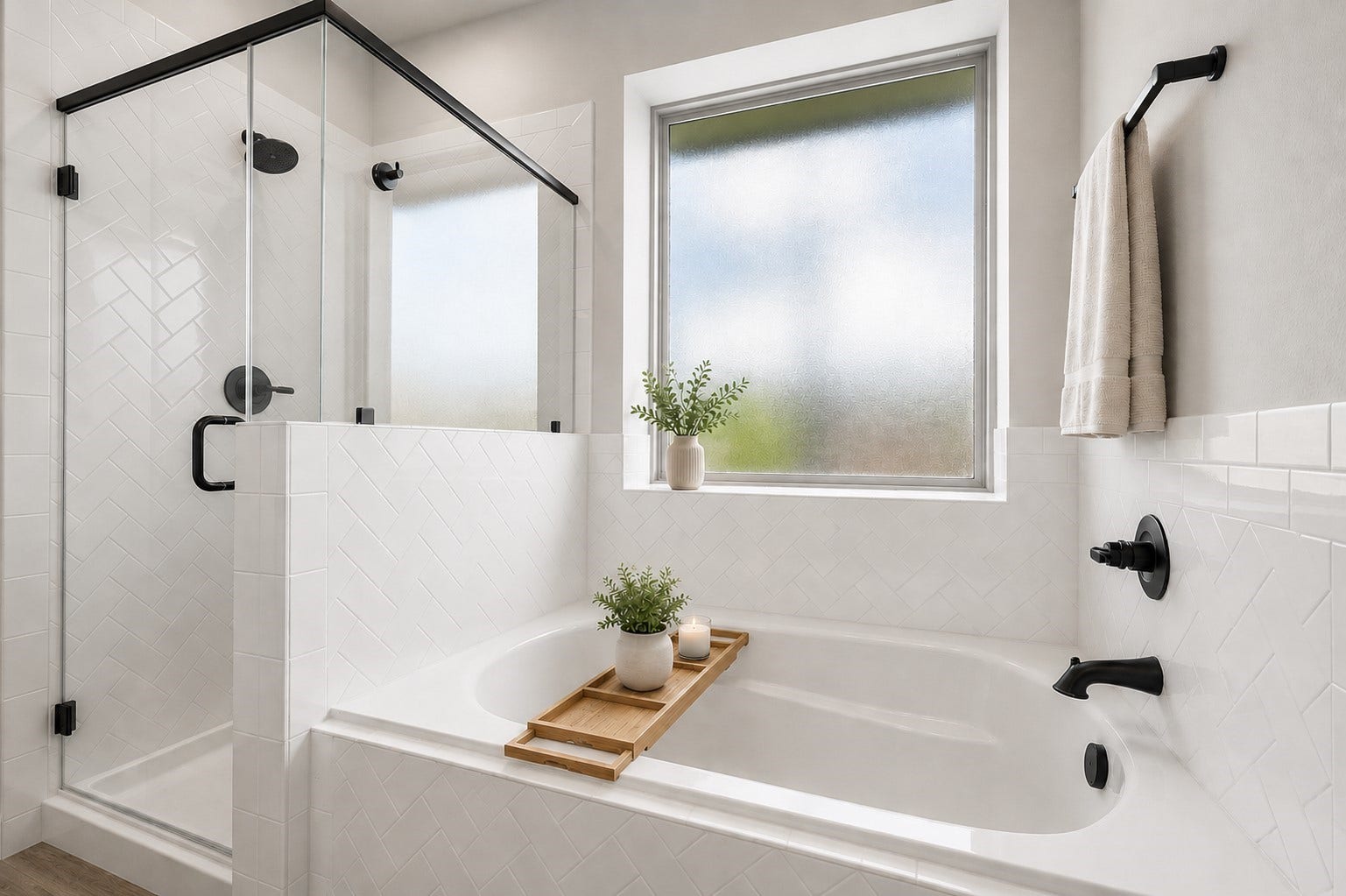 13432 Maverick Trail Road, Conroe, TX 77303 Spacious shower and soaking tub