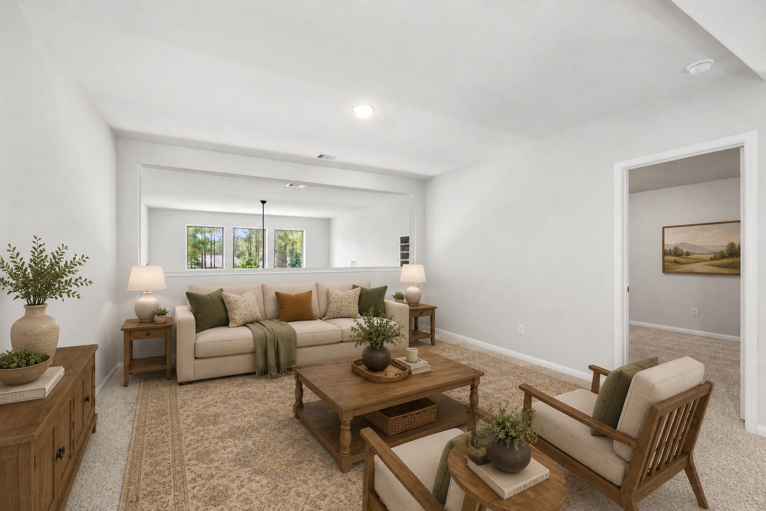 13432 Maverick Trail Road, Conroe, TX 77303 Another view of same flex room *Virtually staged