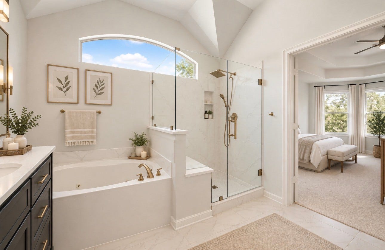 131 Zephyr Bend Place, The Woodlands, TX 77381 primary bath