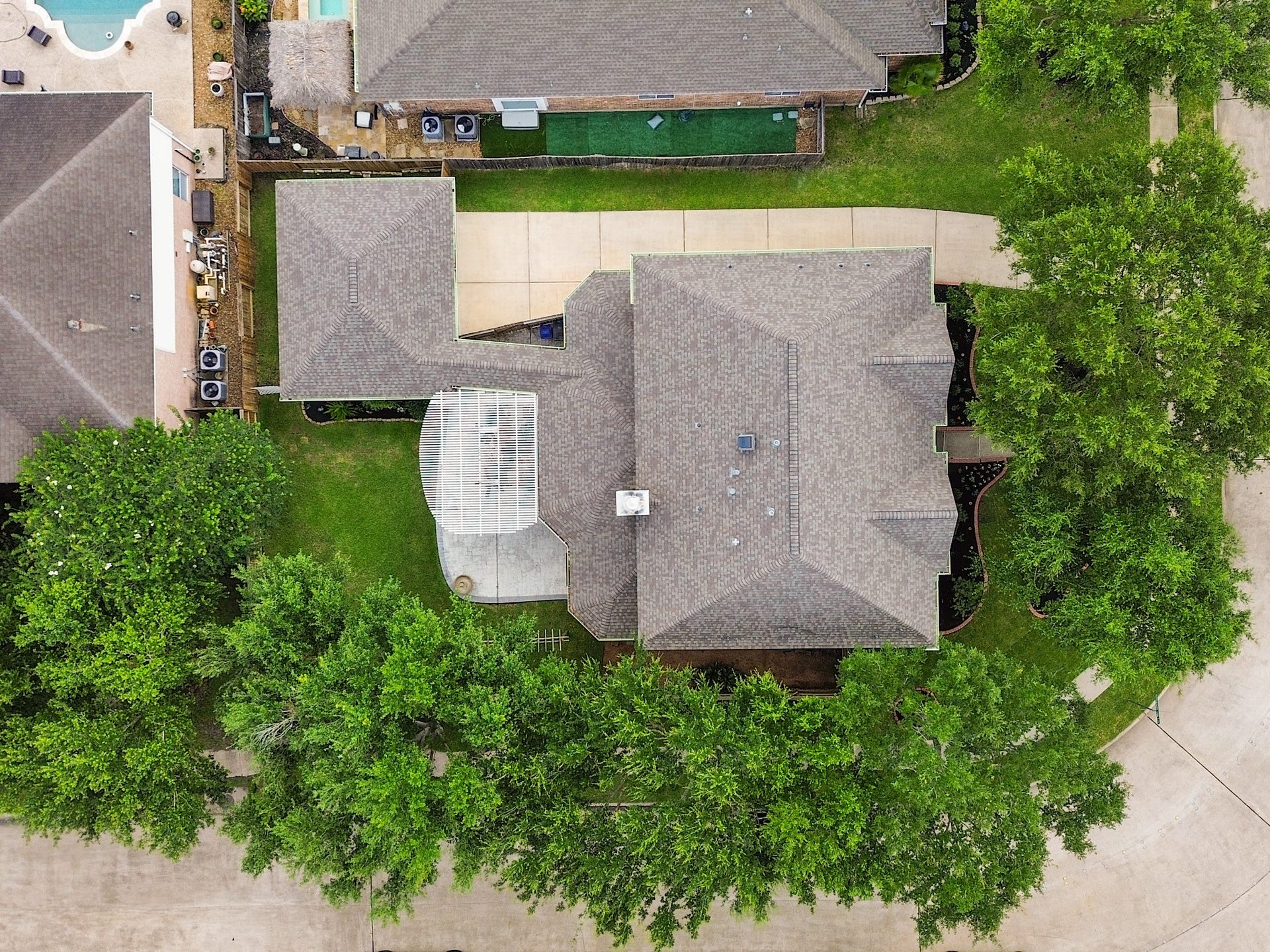 26214 Seminole Hill Lane, Katy, TX 77494 From above, you'll appreciate the mature trees, generous lot, and established setting that make this home such a special place to call home.