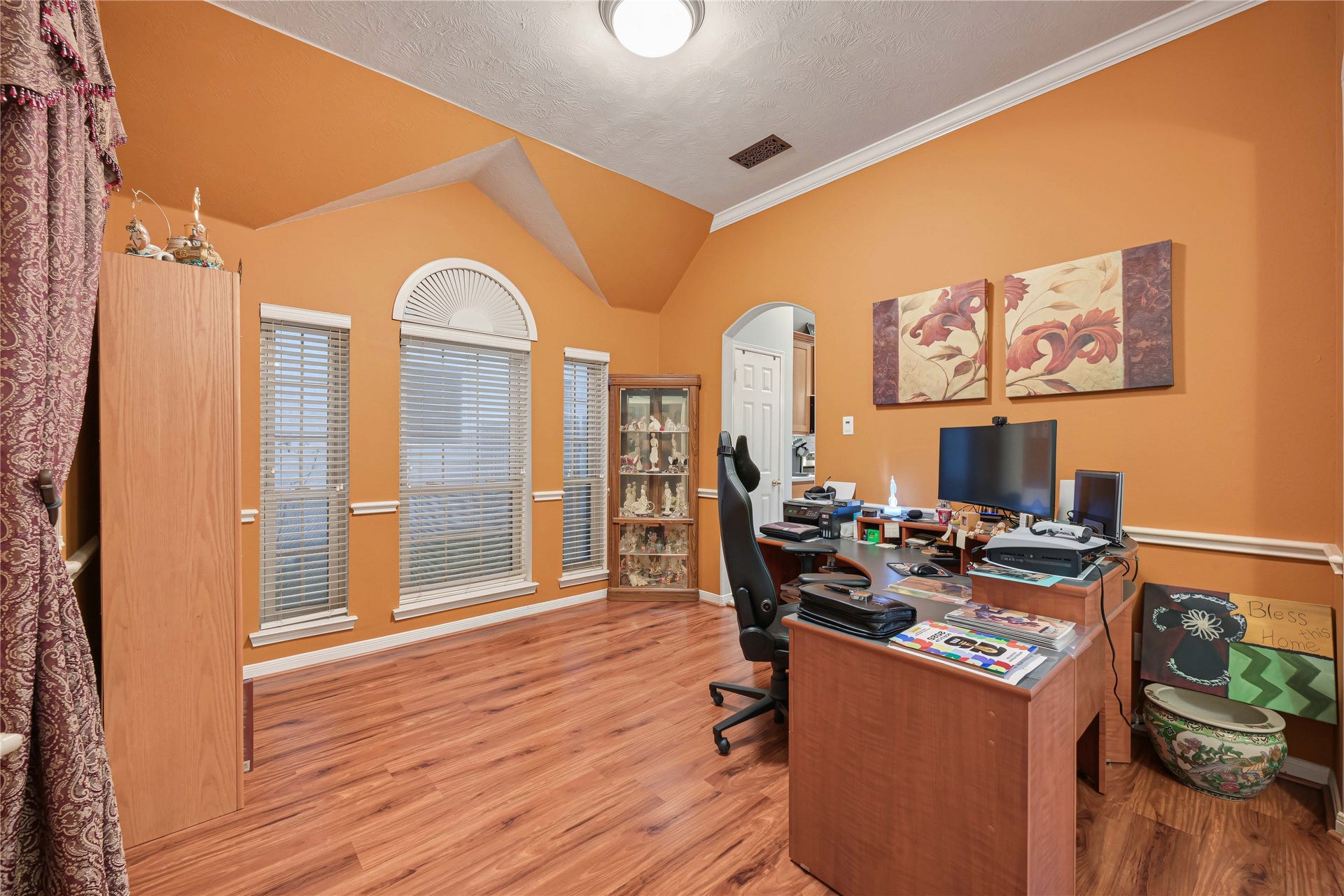 1918 Oakwood Court Drive, Baytown, TX 77521 Office or Dining room as you come through the front door