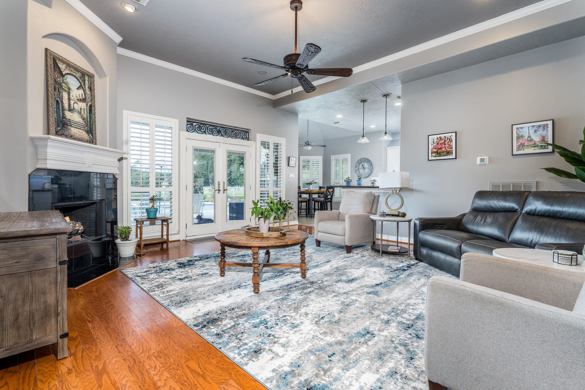 20303 Stone Lake Circle, Tomball, TX 77377 Imagine the gatherings that can be had in this living room