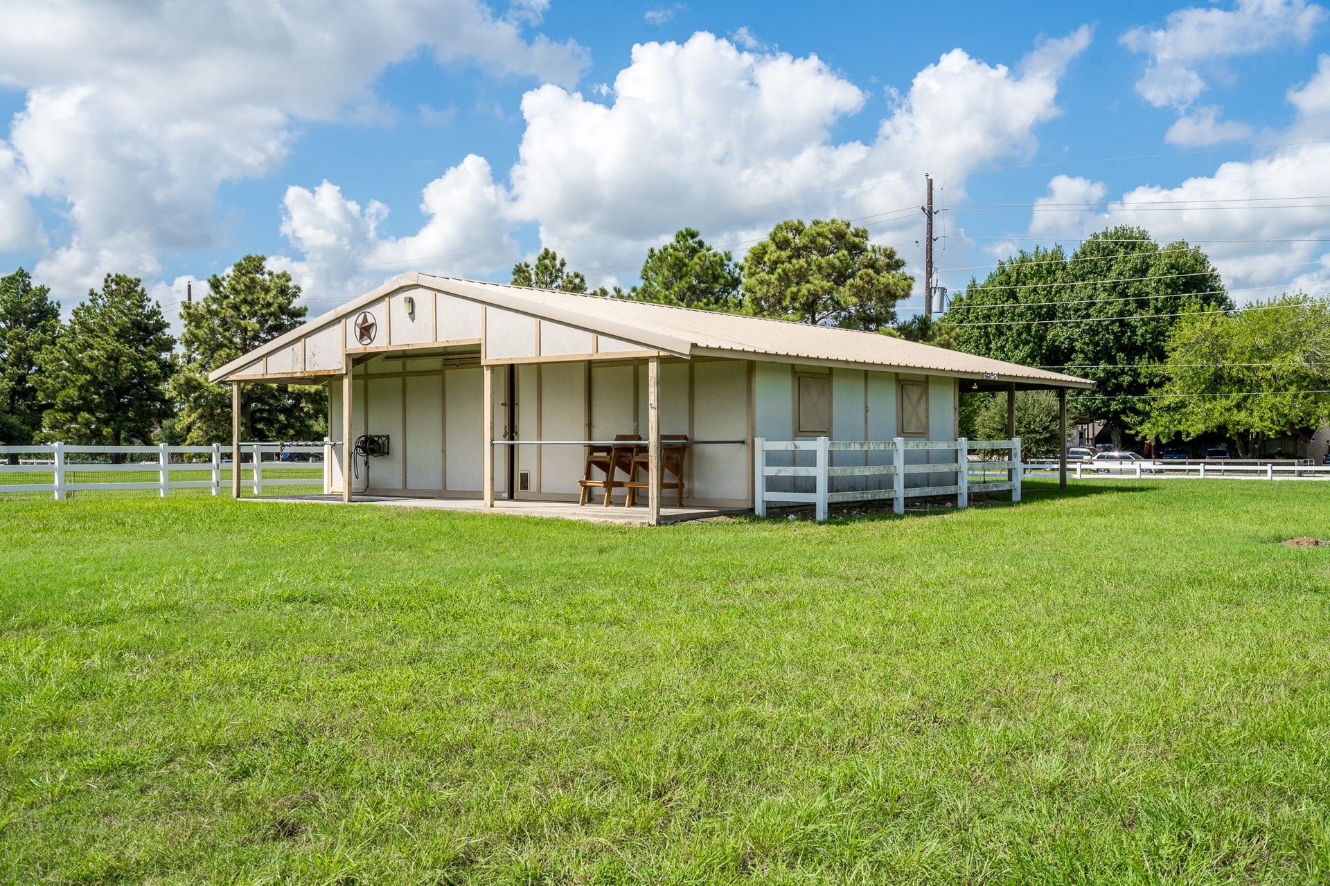 20303 Stone Lake Circle, Tomball, TX 77377 This property offers cross fenced pastures and a barn for your horses of FFA projects
