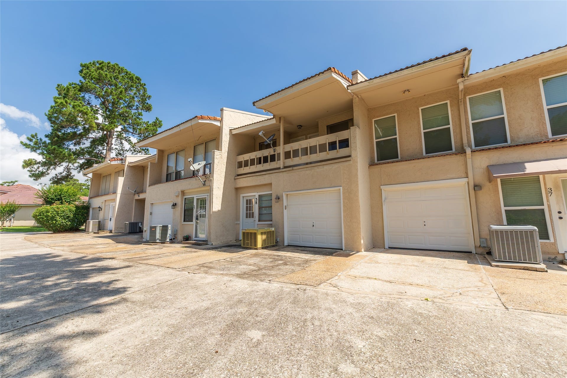 back side of townhome