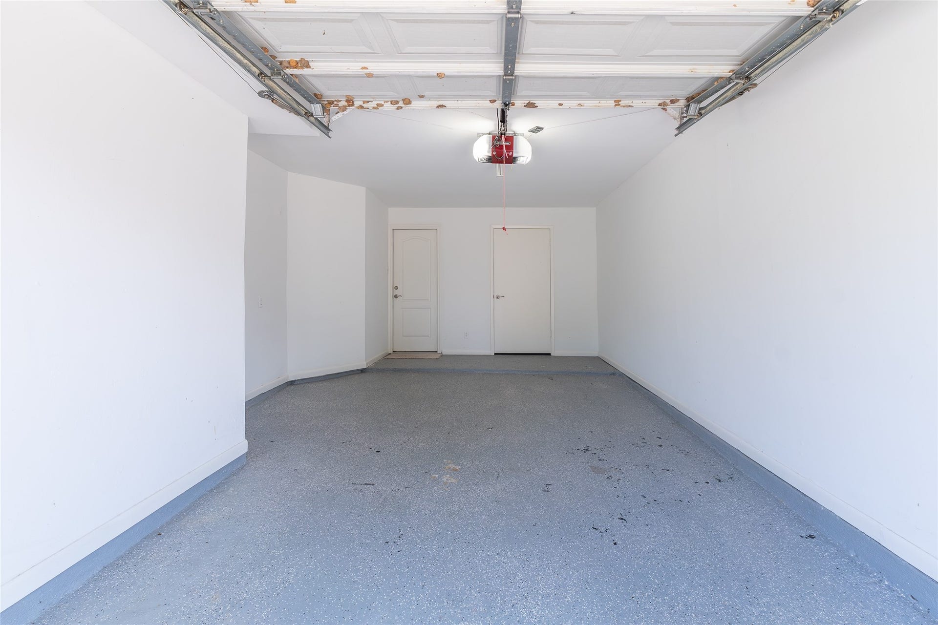 garage looking towards inside house