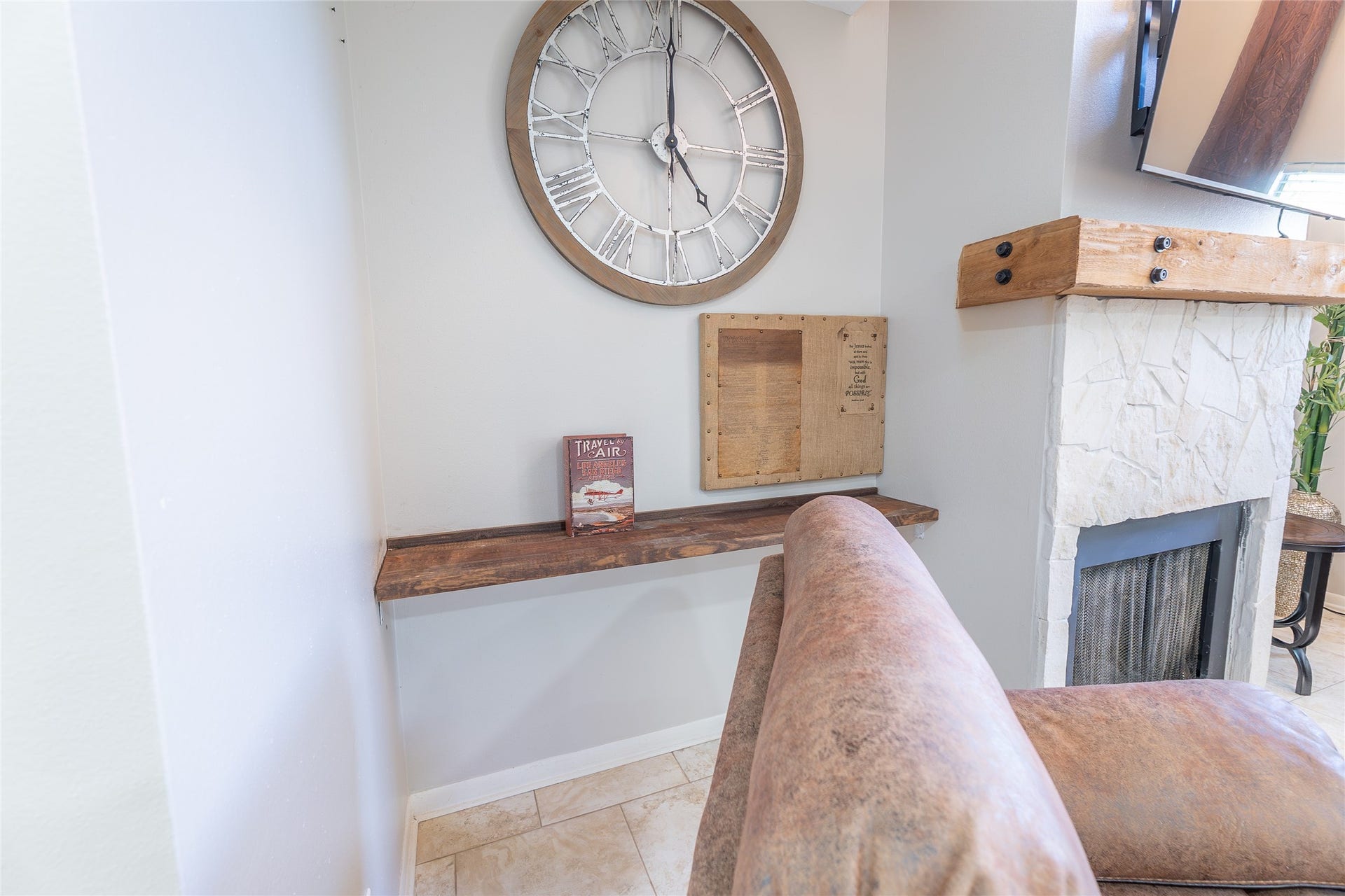 shelf on cubby space may be used as a desk
