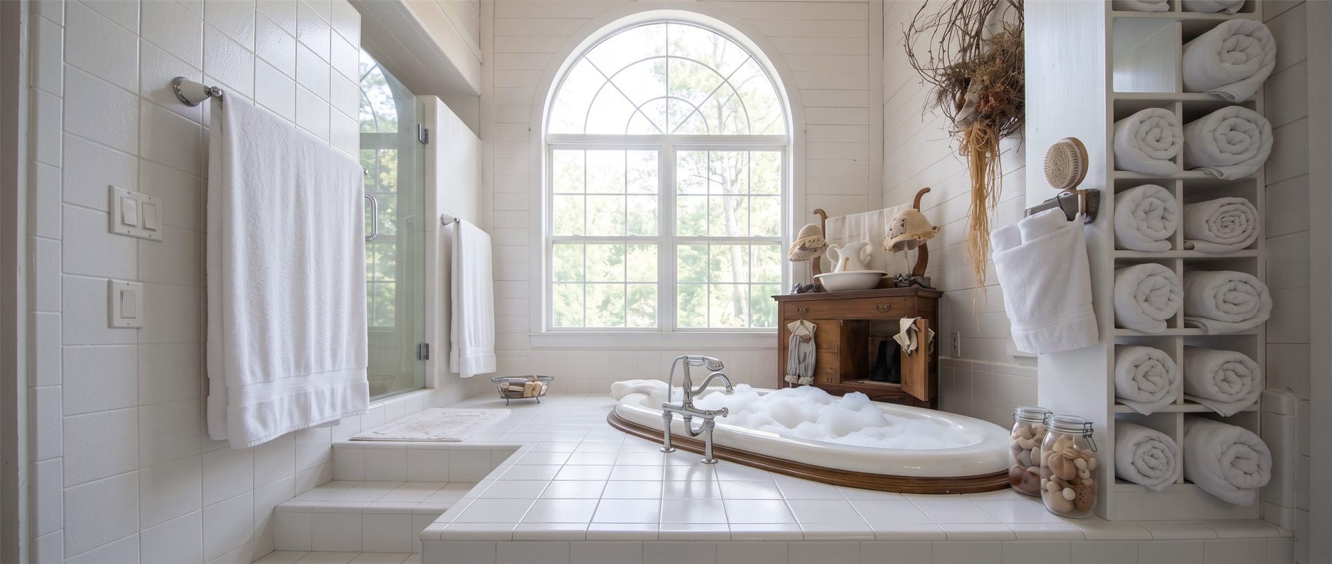 28207 Dobbin Huffsmith Road, Magnolia, TX 77354 virtual staging-towels, bubbles