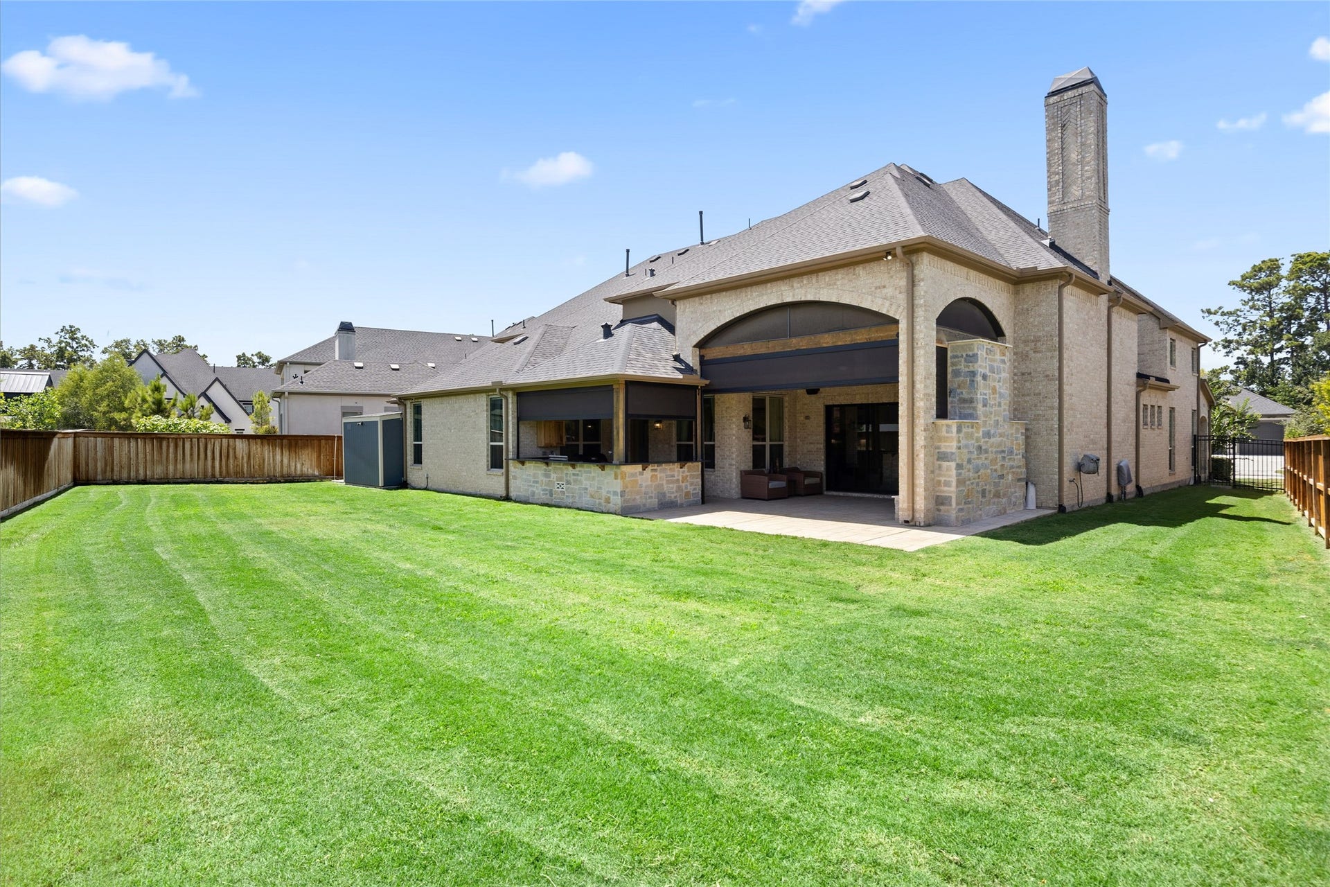 28119 Rockhill Drive, Spring, TX 77386 Rear Elevation