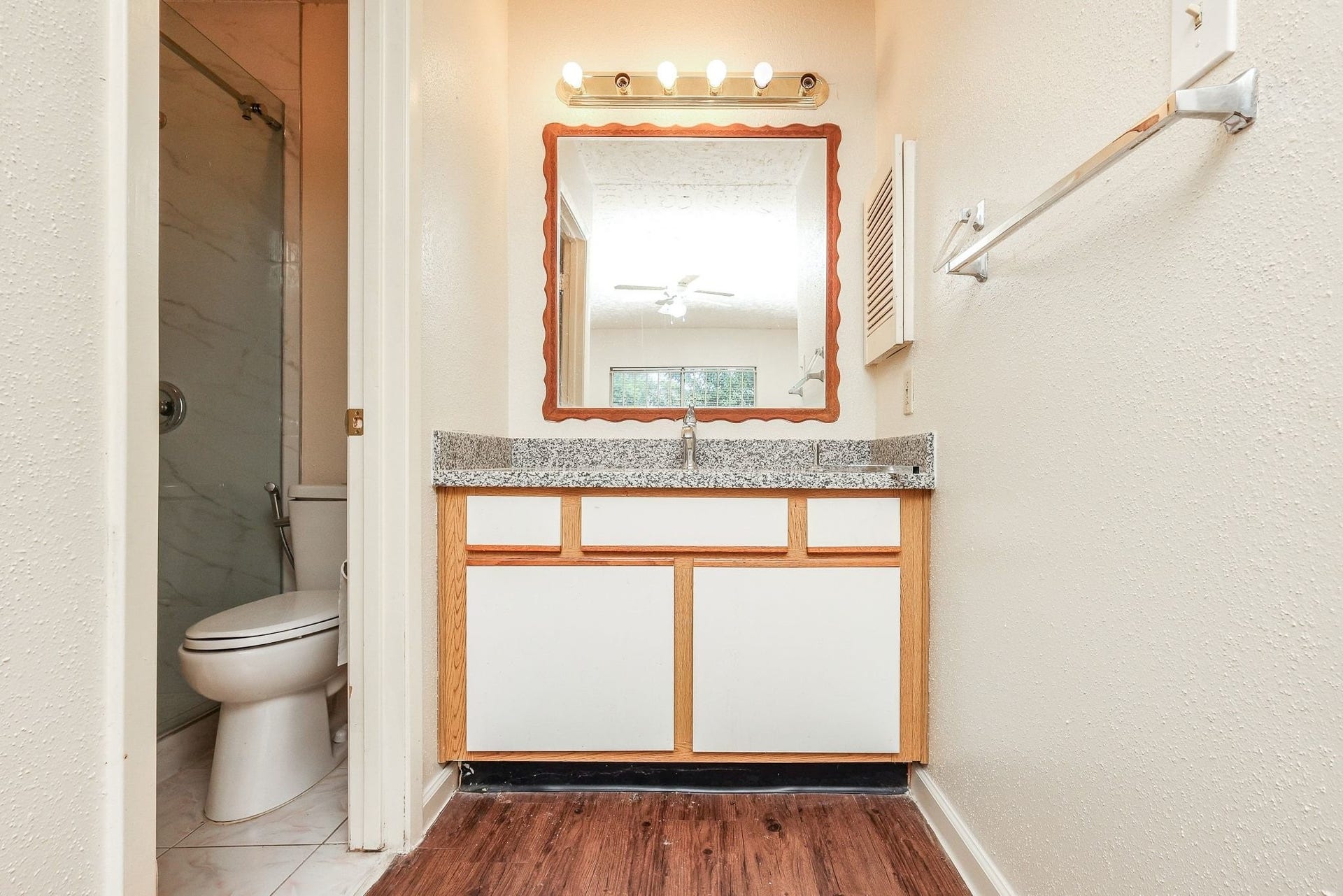 10907 Allison Bend Court, Houston, TX 77086 Master Bathroom with upgraded standing shower