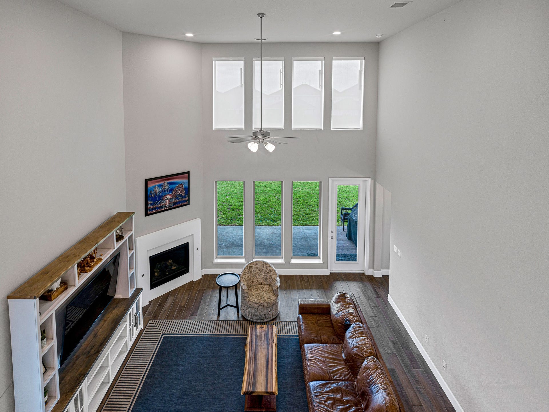 608 Malibu Pines Drive, Katy, TX 77493 Upper windows have remote controlled shades.