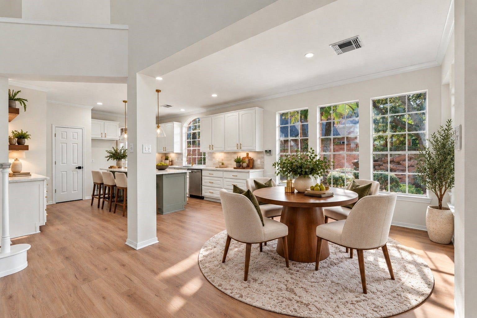 1931 Auburn Trail, Sugar Land, TX 77479 Virtually staged breakfast area.