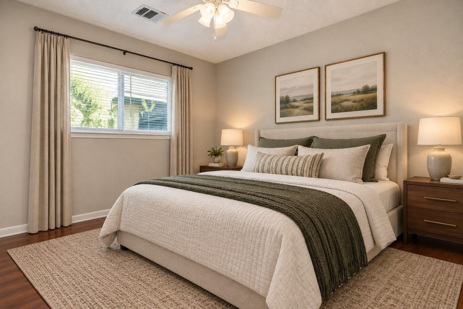 922 Bacliff Drive, Bacliff, TX 77518 What a warm and cozy space. This secondary bedroom is an excellent place for rest. Virtually Staged.