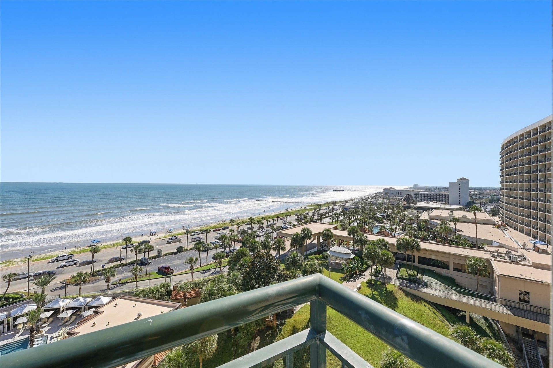 5220 Seawall Boulevard, #1038D, Galveston, TX 77551 Take in the Gulf, Seawall, and palm-lined surroundings from your elevated balcony.