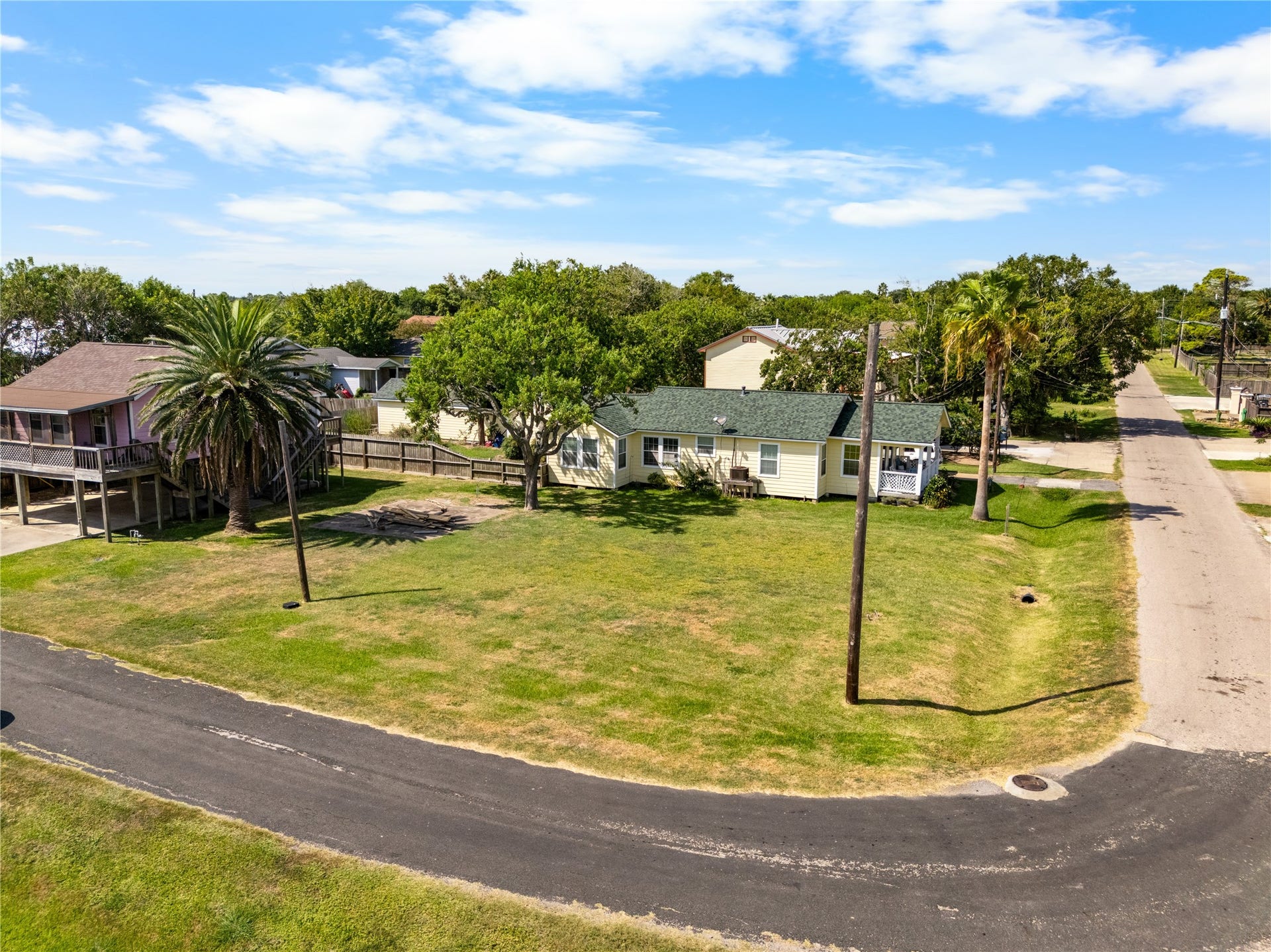 645 3rd Street, San Leon, TX 77539 Perfect location for extra parking, a storage shed, investment property potential.