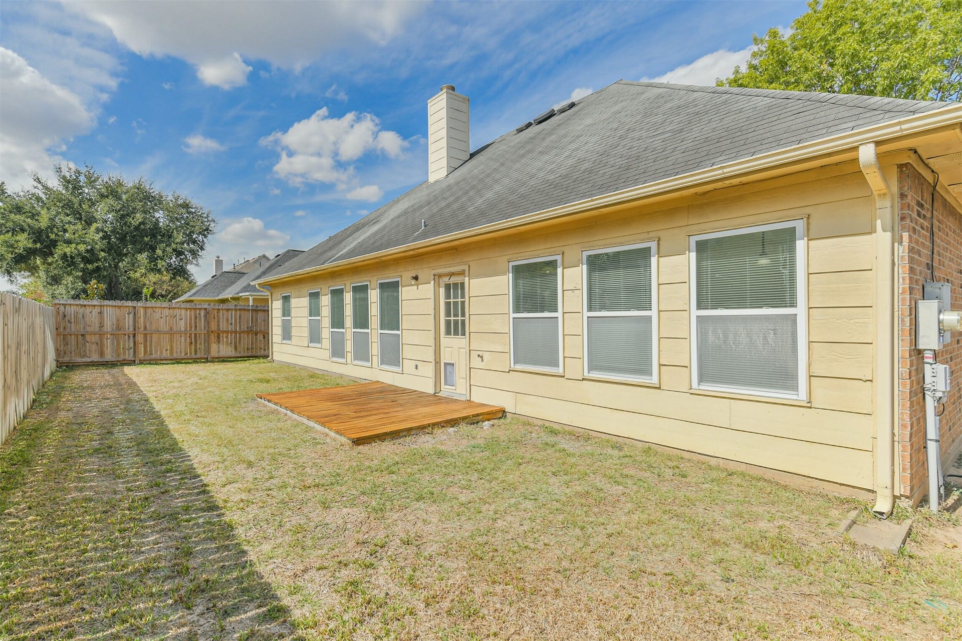 17527 Glenwolf Drive, Houston, TX 77084 Spacious Backyard