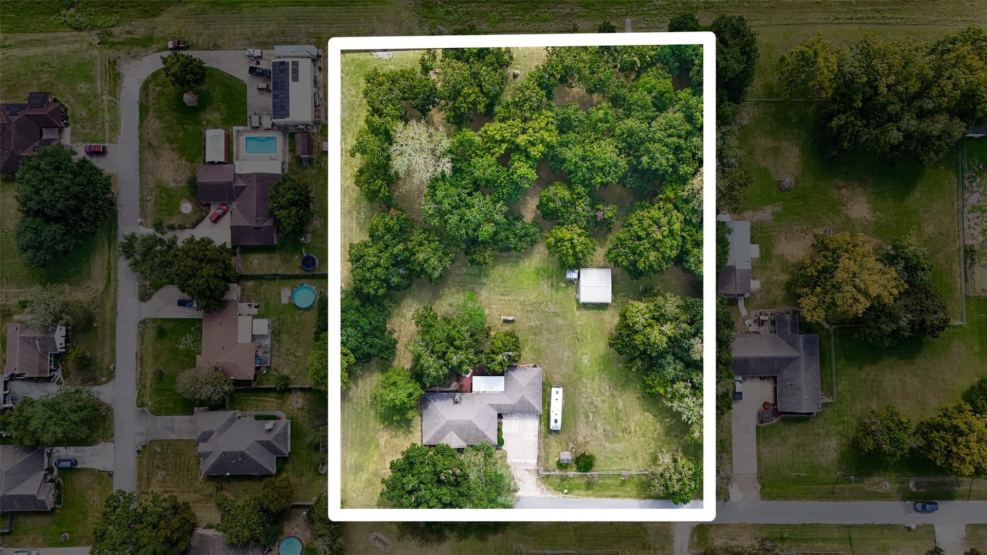 12021 7th 1/2 Street, Santa Fe, TX 77510 Full ariel view