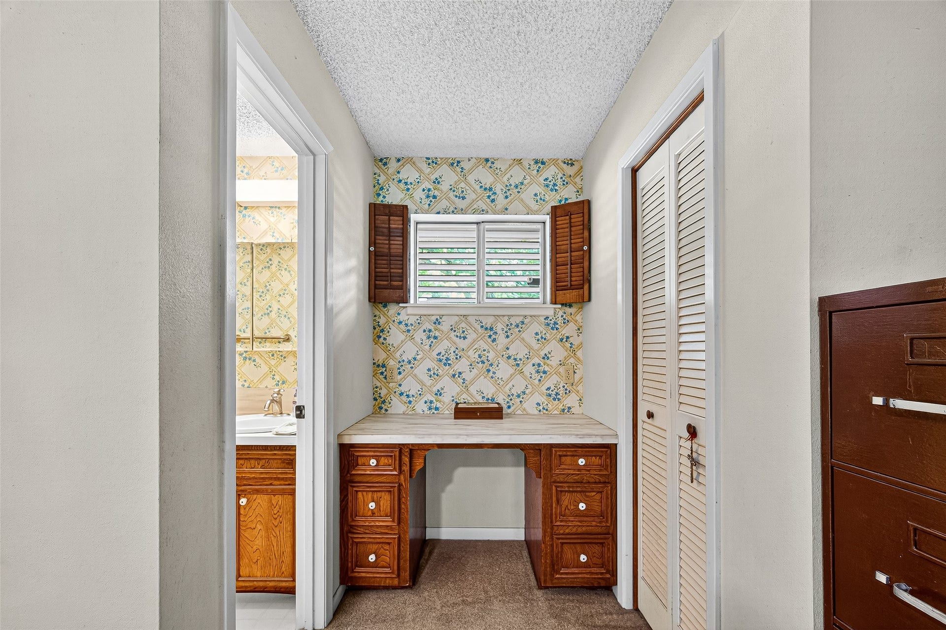 12021 7th 1/2 Street, Santa Fe, TX 77510 Vanity with Natural light from window above