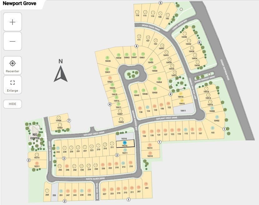 18315 Maroon Harbor Way, Crosby, TX 77532 Newport Grove Sitemap