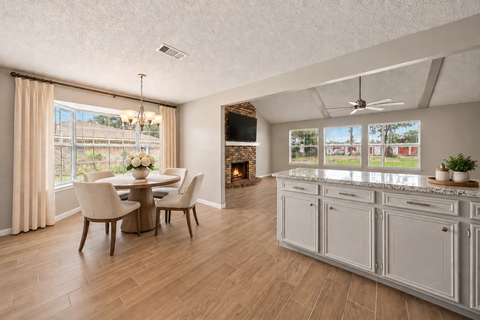 23460 Smith Road, Porter, TX 77365 Open Living Floor PlanVirtually Staged