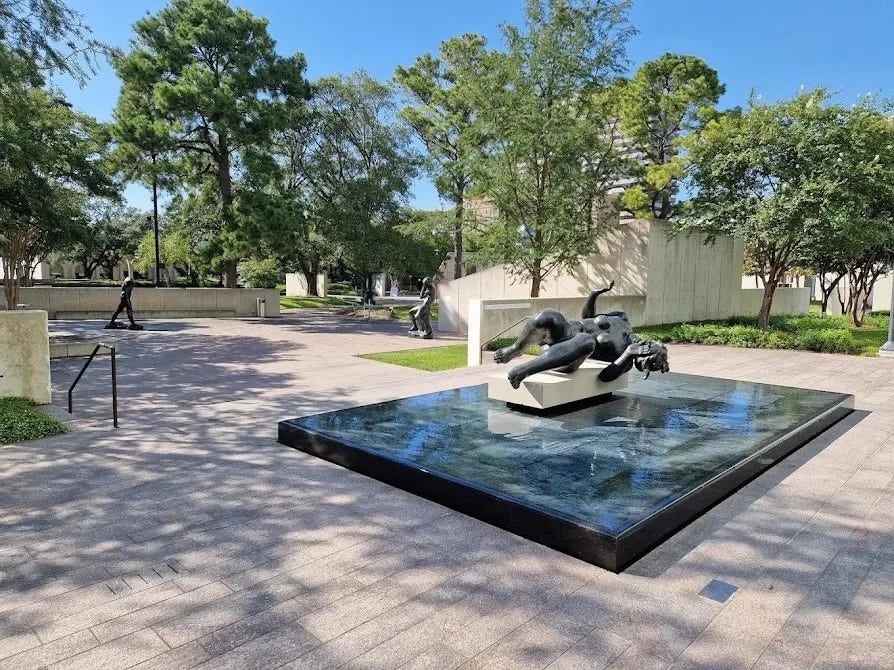 5000 Montrose Boulevard, #6A, Houston, TX 77006 Cullen Sculpture Garden at the Museum of Fine Arts, Houston.